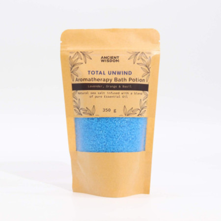 Potion de bain aromathérapeutique en sachet kraft 350 g - Total Unwind