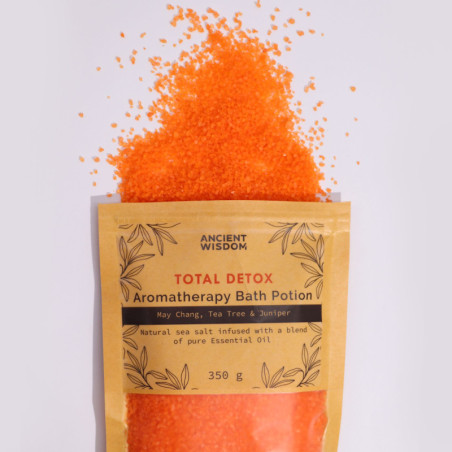Potion de bain aromathérapeutique en sachet kraft 350 g - Détox totale