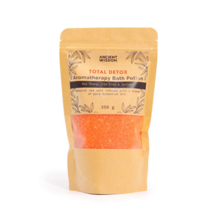 Potion de bain aromathérapeutique en sachet kraft 350 g - Détox totale