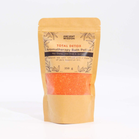 Potion de bain aromathérapeutique en sachet kraft 350 g - Détox totale