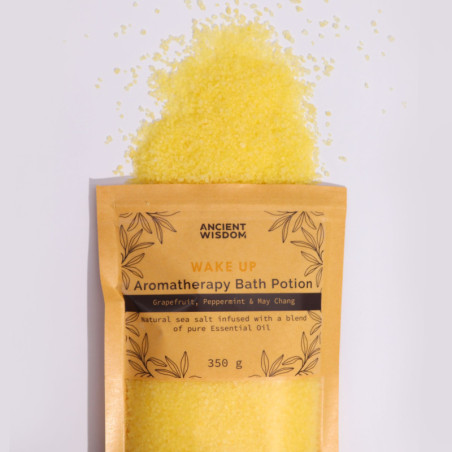 Potion de bain aromathérapeutique en sachet kraft 350 g - Wake Up
