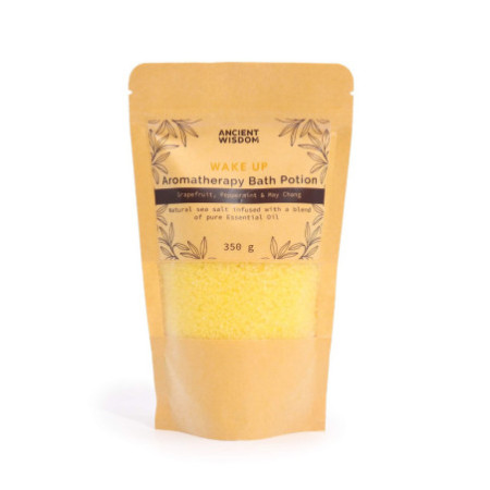 Potion de bain aromathérapeutique en sachet kraft 350 g - Wake Up