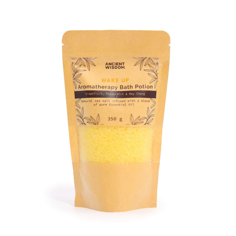 Potion de bain aromathérapeutique en sachet kraft 350 g - Wake Up