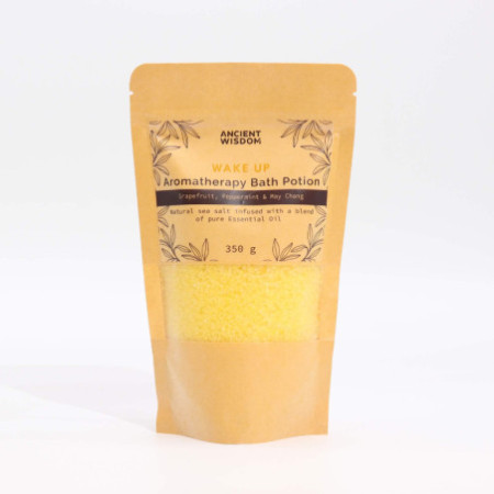 Potion de bain aromathérapeutique en sachet kraft 350 g - Wake Up