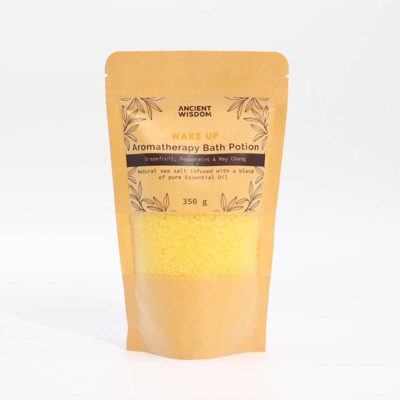 Potion de bain aromathérapeutique en sachet kraft 350 g - Wake Up