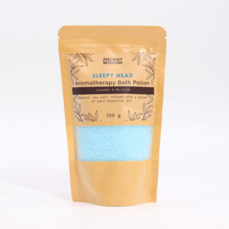 Potion de bain aromathérapeutique en sachet kraft 350 g - Sleepy Head