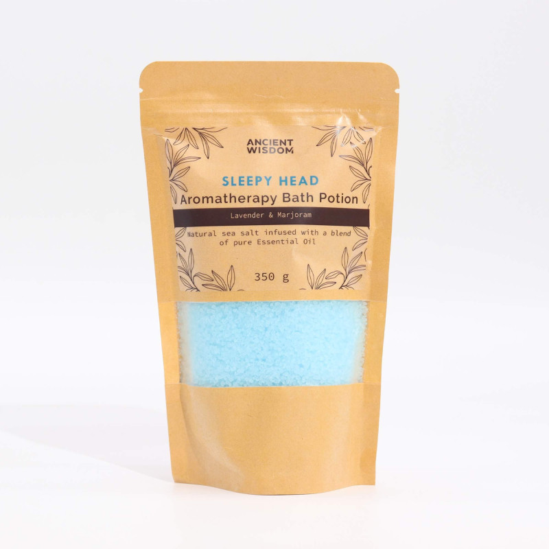 Potion de bain aromathérapeutique en sachet kraft 350 g - Sleepy Head