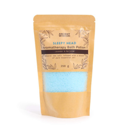 Potion de bain aromathérapeutique en sachet kraft 350 g - Sleepy Head