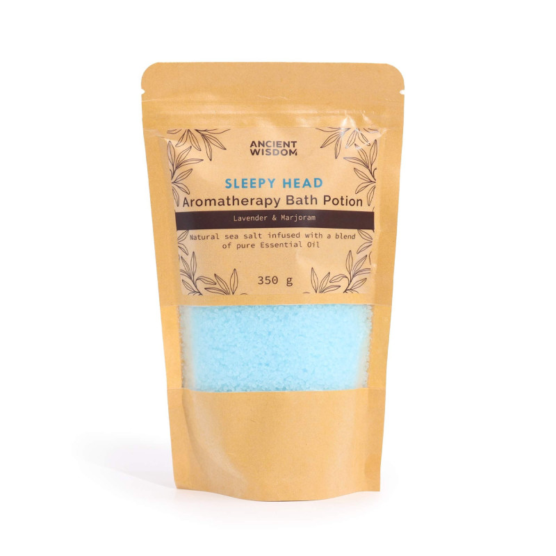 Potion de bain aromathérapeutique en sachet kraft 350 g - Sleepy Head