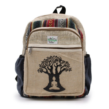 Petit sac à dos en chanvre - Bohdi Tree Design