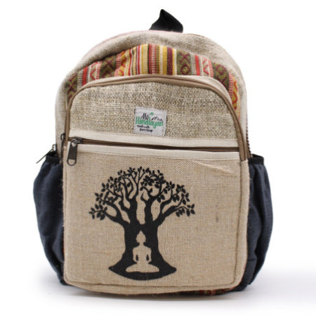 Petit sac à dos en chanvre - Bohdi Tree Design