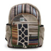 Grand sac à dos en chanvre - Style corde et poches
