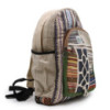 Grand sac à dos en chanvre - Style corde et poches