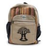 Grand sac à dos en chanvre - Bohdi Tree Design