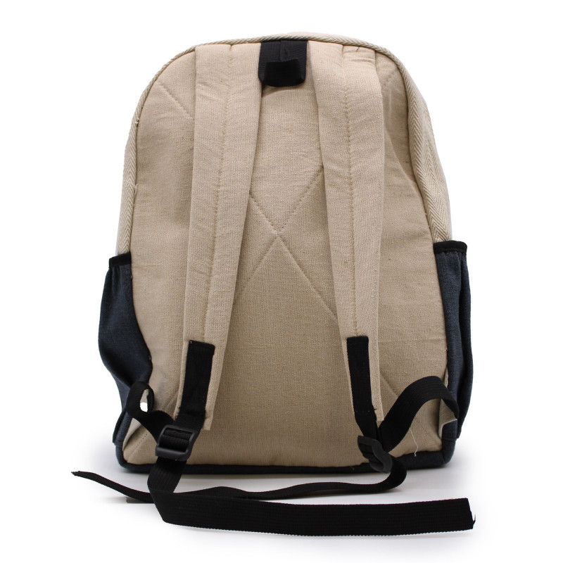 Grand sac à dos en chanvre - Bohdi Tree Design