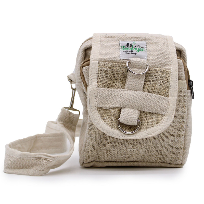 Sac de voyage Body-Cross en chanvre naturel et coton