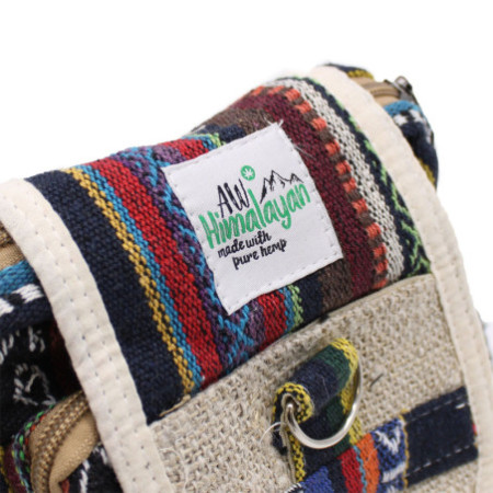 Sac de voyage Body-Cross en chanvre naturel et jhari