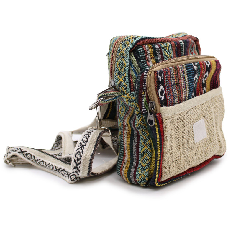 Sac de voyage Body-Cross en chanvre naturel et jhari