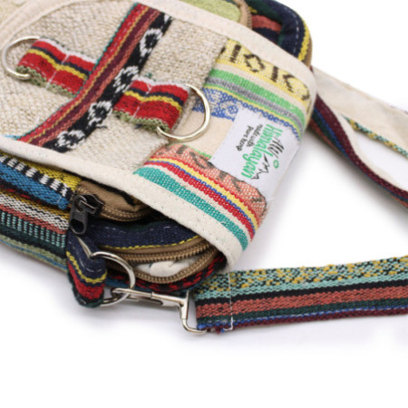 Sac de voyage Body-Cross en chanvre naturel et jhari