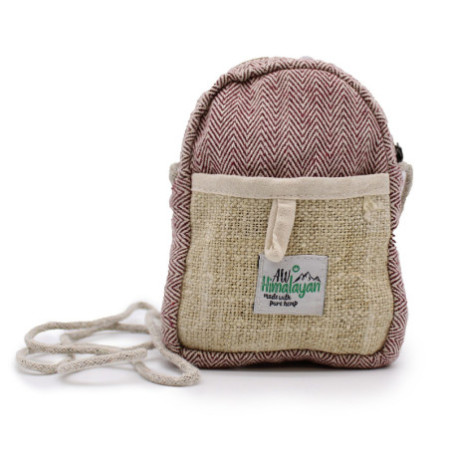 Sac en chanvre mobile avec ficelle - Couleur aléatoire