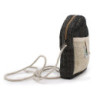 Sac en chanvre mobile avec ficelle - Couleur aléatoire
