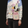 Sac en chanvre mobile avec ficelle - Couleur aléatoire