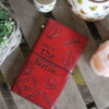 Journal en cuir fait main - L'aventure commence - Rouge - (80 pages)