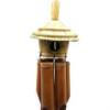Grand nichoir rond en jonc de mer avec carillons 56 x 20 cm