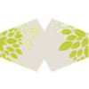 Masque réutilisable tendance - Feuilles vertes (adulte)