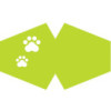 Masque réutilisable tendance - Pieds d'animaux (adulte)