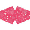 Masque réutilisable tendance - Cœur roses (adulte)