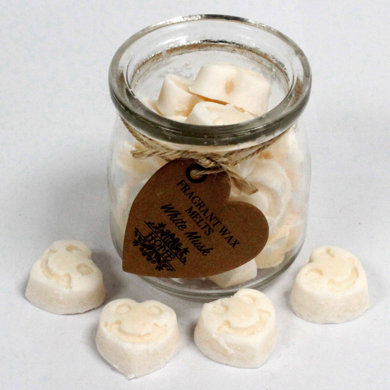 Pot de fondants à la cire de soja - Musc blanc