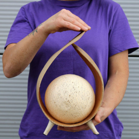 Lampe en noix de coco naturelle - Enveloppe naturelle