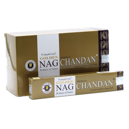 15g Golden Nag - Encens Chandan