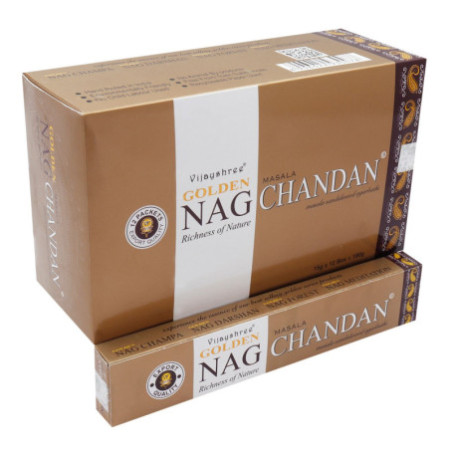 15g Golden Nag - Encens Chandan