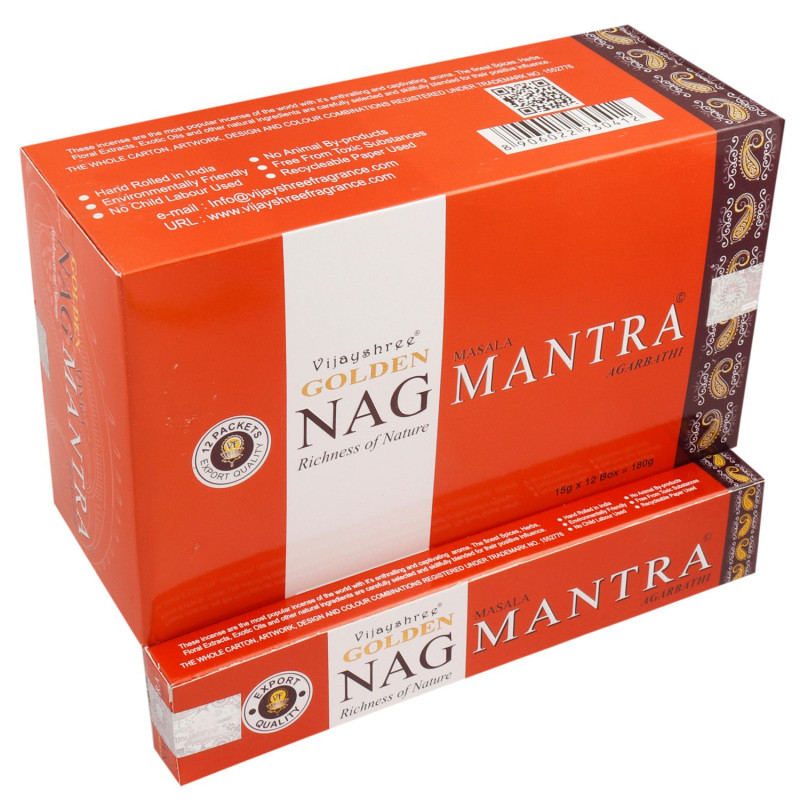 15g Golden Nag - Encens Mantra