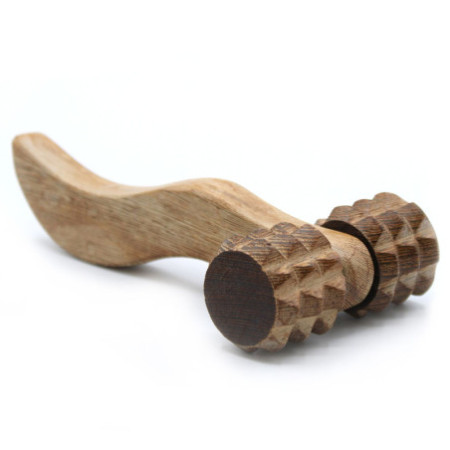 Outil de massage - Rouleau à main nervuré