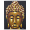 Peinture Bouddha - Finition sable doré