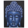 Peinture Bouddha - Finition sable bleu