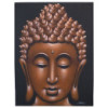 Peinture Bouddha - Finition sable cuivré
