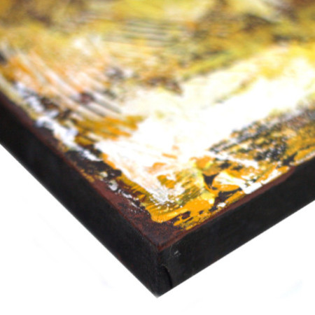 Peinture Bouddha - Finition sable cuivré