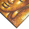 Peinture de Bouddha - Détail de brocart doré
