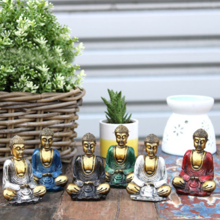 Mini Bouddha doré (couleurs assorties)