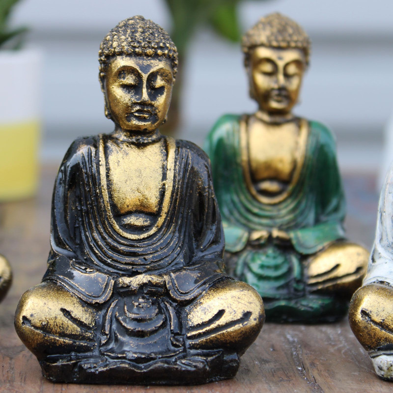 Mini Bouddha doré (couleurs assorties)