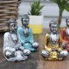 Mini Bouddha argenté (couleurs assorties)