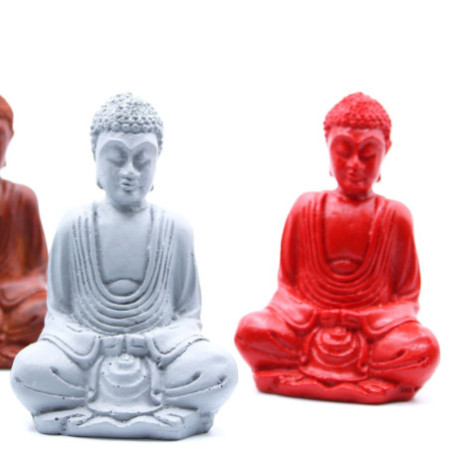 Mini Bouddha mat (couleurs assorties)