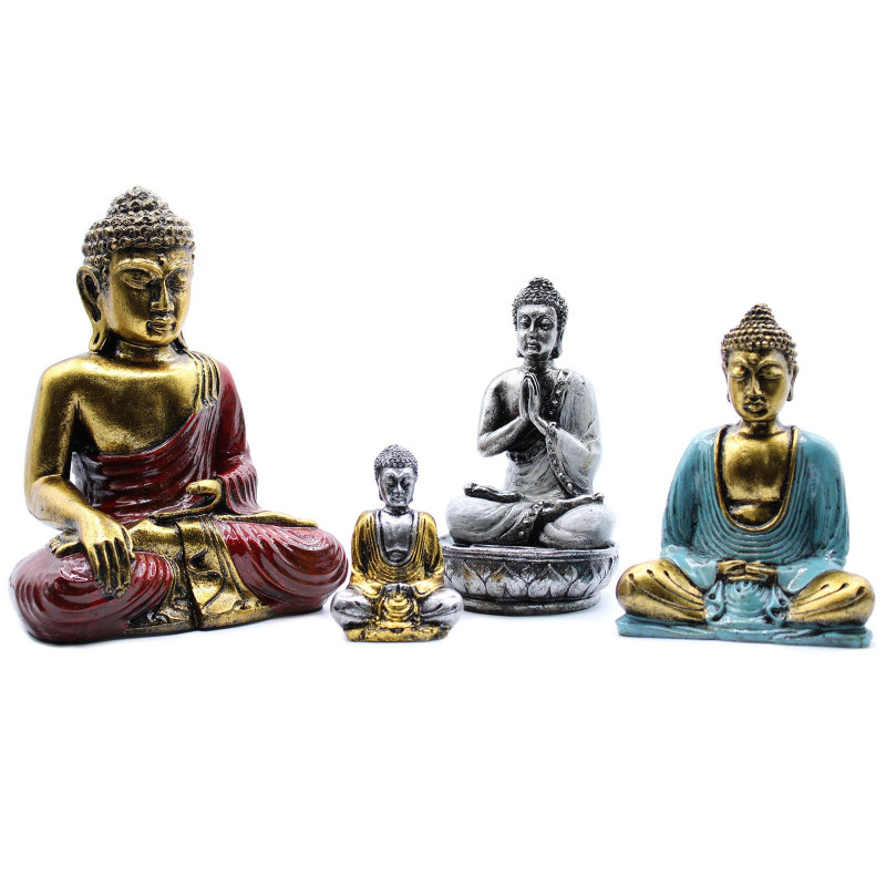 Mini Bouddha mat (couleurs assorties)