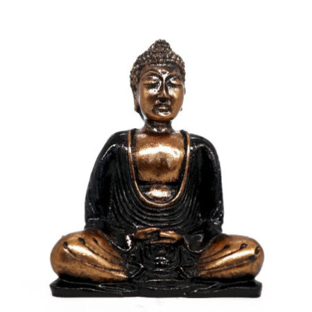 Bouddha noir et or - Moyen