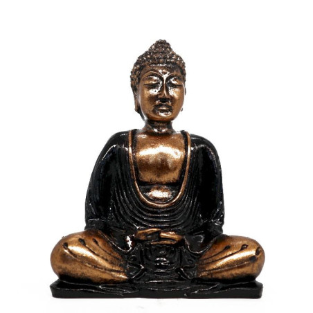 Bouddha noir et or - Moyen