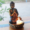 Bougeoir Bouddha - Rouge - Moyen